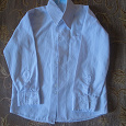Отдается в дар Белая рубашка 104-110